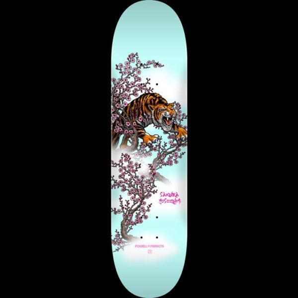Tabla Powell Peralta Sakura Yosozumi Tiger, azul claro, shape 244
